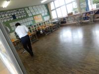 放課後清掃・消毒① 放課後清掃・消毒①