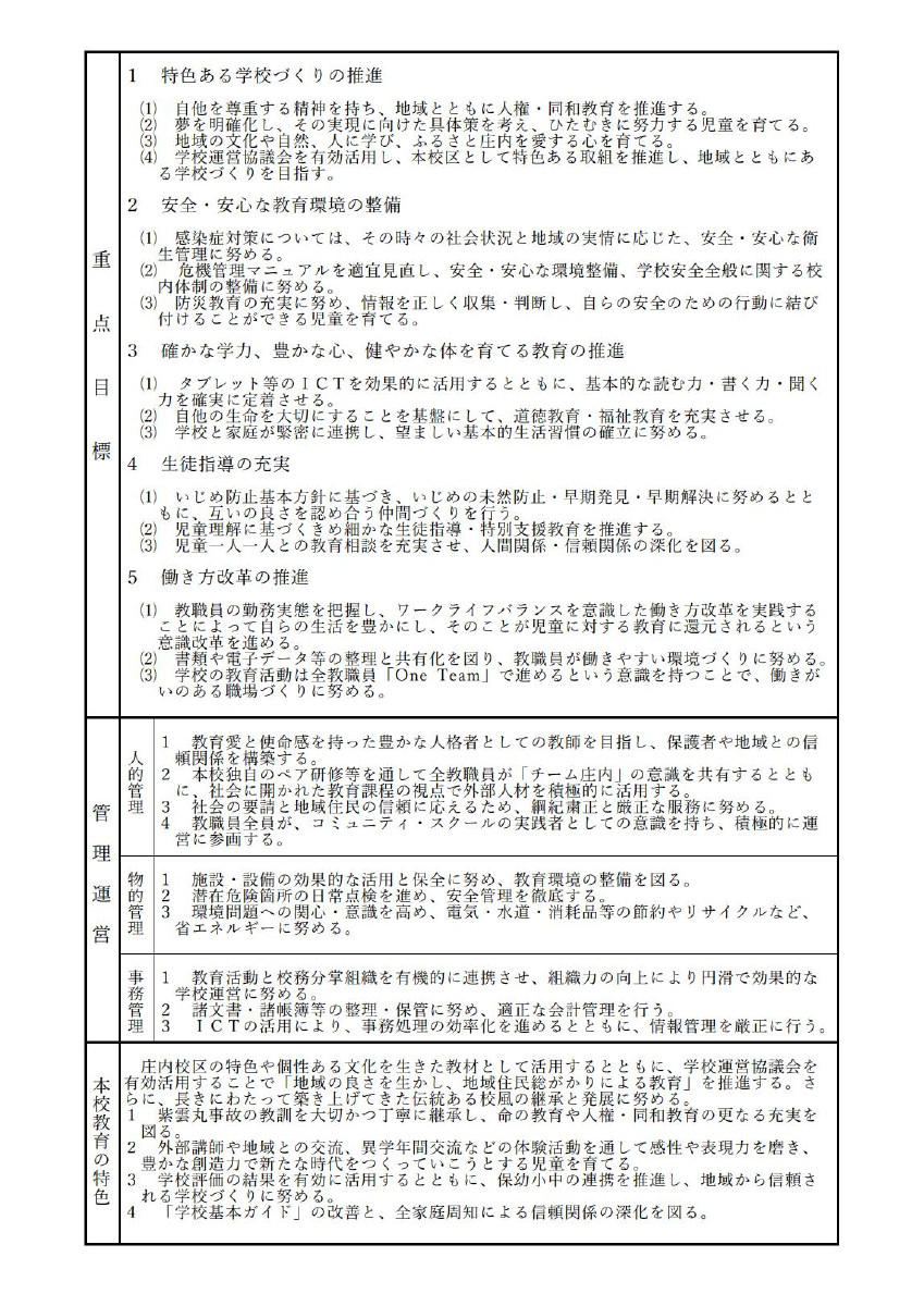 教育計画（裏：ホームページ用）.pdfの1ページ目のサムネイル